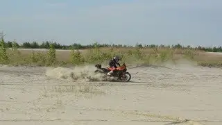 Егорьевск-Воскресенск песок KTM 990 Adventure Эндуро с пассажиром