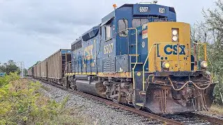 CSX EMD GP40-3 #6507 leads a 16-car L791!!