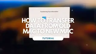 How to migrate data from old mac to the new mac #mac #macbook #imac #appleproduct #tutorial