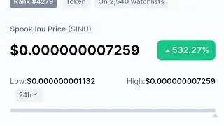 How to Buy Spook Inu Token on Trust Wallet New (500%)📈💹