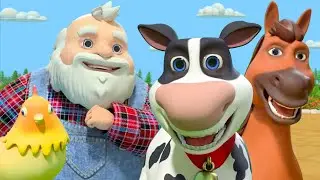 Old MacDonald Had a Farm | Animated Nursery Rhyme and Song for Kids