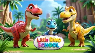 Подружитесь с динозаврами🌈🦕 | Маленькая школа динозавров | Мультфильм про динозавров