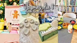 🎄 VLOGMAS 8 🎄 Día de clases de CERÁMICA ✨️