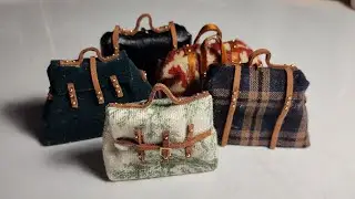 MINI Travel Bags from Wooden Cubes- BAGS, BOXES AND LUGGAGE Part 4-Trash to Treasure