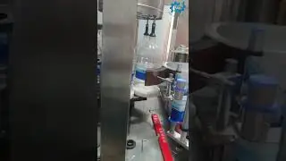 #labelingmachine #labelling #stickers 15L barrel labelling machine. labelling applicators.labeller