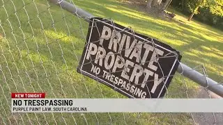 Purple paint can now be used to mark private property