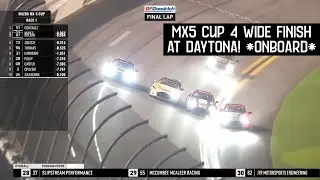 Mazda MX-5 Cup Race 1 Daytona *4-WIDE FINISH!*