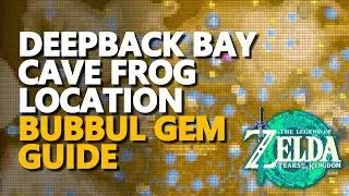 Deepback Bay Cave Frog Location Zelda Tears of the Kingdom Bubbul Gem Guide