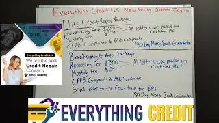 NEW CREDIT REPAIR PRICING! EVEN CHEAPER THAN I SAID BEFORE