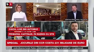 SPECIAL B1 CU CIURLIN. PROF.PÎRVULESCU, ANALIZA CRIZELOR DIN GUVERN/JOCURILE DIN CCR COSTĂ 231 MIL.€
