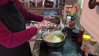 Curry Chicken with Cauliflower Rice