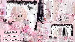 Decorate My Beauty Room With Me! Halloween Theme! Its Spooky Season!