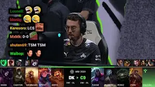 DK vs C9 | 2021 MSI Groups Day 1 | Twitch VOD with Chat