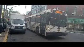 NJT #6050 8 To Bergen Avenue Bayonne 55th Street NABI 40-SFW (Outside)