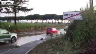 Tiburno.tv - Corcolle allagata dopo la pioggia. Le reazioni dei residenti