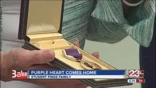 Lost Purple Heart is returned to family