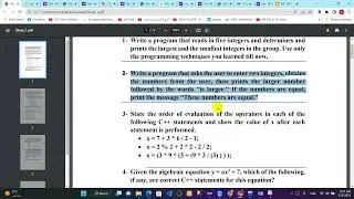 IF and switch examples