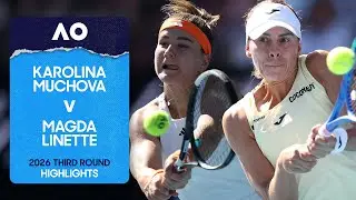 Karolina Muchova v Magda Linette Highlights | Australian Open 2026 Third Round