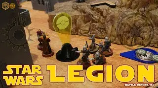 Star Wars Legion Battle Report 114 - Shadow Collective vs Republic (Darth Maul, Padme Amidala)