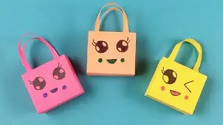 Origami Paper Bag | How To Make Paper Bags with Handles | Origami Gift Bags #maxartandcraft