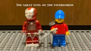 Epic sword fight in Lego stop motion(my best sword fight so far)