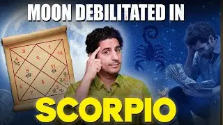 Debilitated Moon in Vedic Astrology: Effects in All 12 Houses Explained