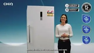 CHiQ 380L Hybrid Fridge/Freezer White CSH380NWR3