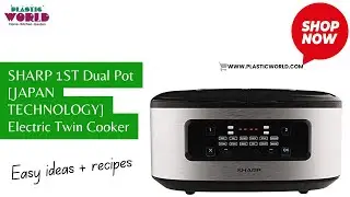 SHARP 1ST Dual Pot JAPAN TECHNOLOGY Electric Twin Cooker