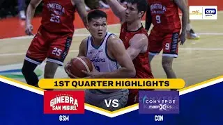 BRGY. GINEBRA vs. CONVERGE | 1ST QUARTER HIGHLIGHTS | PBA SEASON 50 PHILIPPINE CUP | NOV. 14, 2025