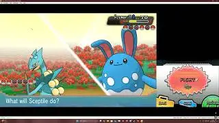 Final Fight Wally in Pokemon Sinking Sapphire