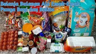 Belanja Bulanan Ala Emak-Emak Punya Anak Bayi Dan Balita