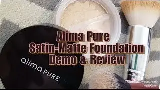 Alima Pure Satin Matte Foundation Review & Demo