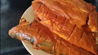 Manglore fish red chilli masala fry recipe 😋