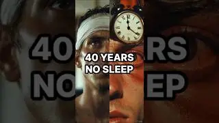 He Didn't Sleep for 40 YEARS! (True Story) 👁️🚫