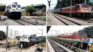 Yesvantpur Railway Station Five Trains Simultaneously Arriving & departing from different Platforms