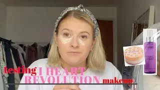 TESTING NEW I HEART REVOLUTION MAKEUP, 8 HR WEAR TEST | YAY OR NAY? | MAEVEJARRET