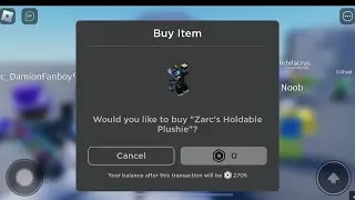 Sniping ZARC&rsquo;s holdable plushie #186