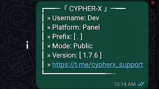 How to deploy Cypher X Whatsapp bot on any panel step by step easy tutorial