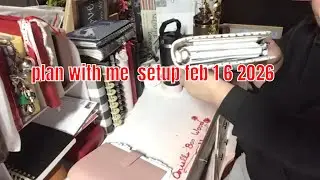 plan with me  setup feb 1 6 2026