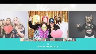 Pinnacle Photo Booth Website Concept Design | Overflow Local Appleton Wisconsin