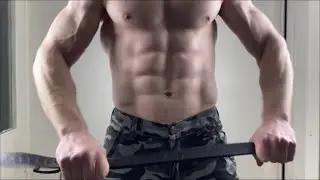 Shreded Up Muscle Soldier Tony Shows Off Ripped Veiny Flexing