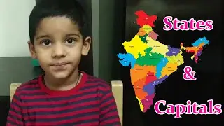 State and their Capital by Kidtuber Shivansh || India || States of India || Capitals of India ||