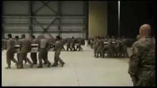 Ramp Ceremony  Extortion 1-7 Crew KIA Afghanistan 6AUG2011