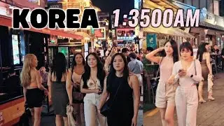 Seoul korea 4K Full Walk 2025 The Nightlife Evolution After late Night!!🔥