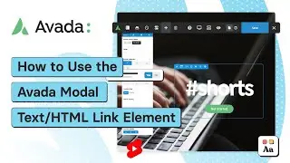 How to Use the Avada Modal Text/HTML Link Element