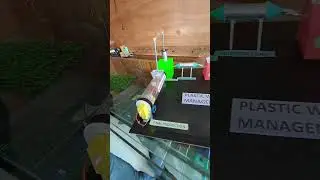 Plastic waste management #sunrobotronics #experiment #schoolproject