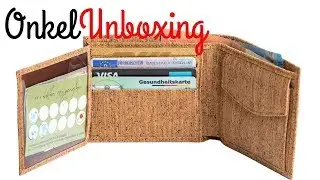 📦 KUVA Amizade; veganes Kork-Portemonnaie mit Münzfach & Sichtfach #Unboxing
