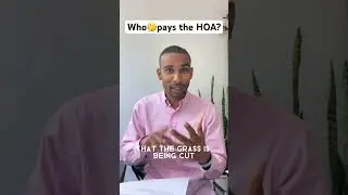 Who🤔pays the HOA?#shorts #realestate #realestateinvesting #investing