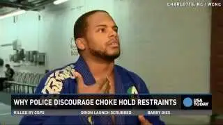 What happens to you when you're put in a chokehold?