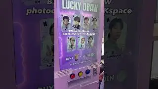 BTS reunion event lucky draw photocard 💜 Kspace Kpop store Česko #kpop #luckydraw BTS Yoongi #bt21